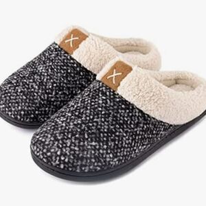 ULTRAIDEAS Women's Cozy Memory Foam Fleece Lined Slippers